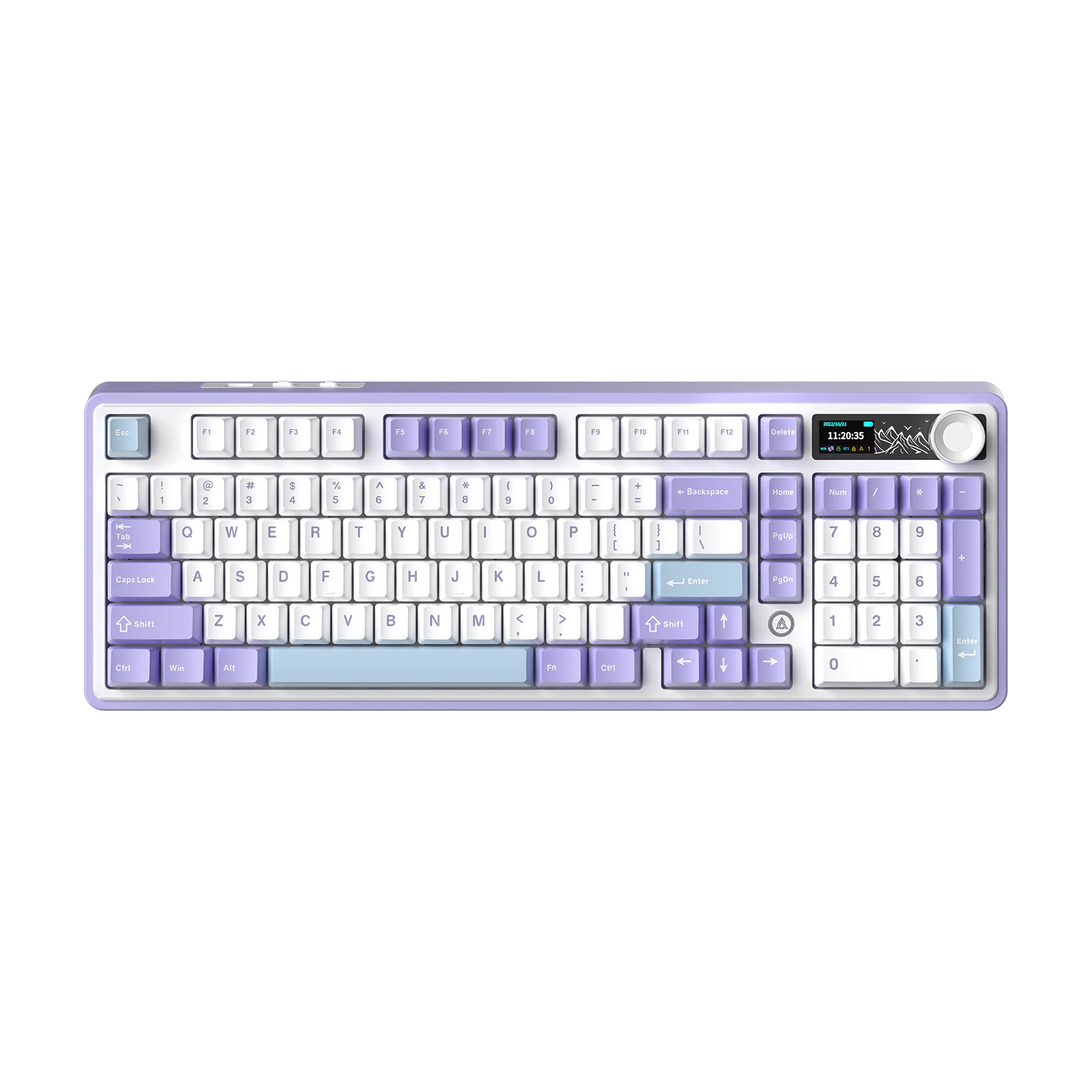 AJAZZ AK980 V2 Gaming Mechanical Keyboard 5000mAh/10000mAh Hot swappable Bluetooth/2.4G Wireless /Wired - Image 4