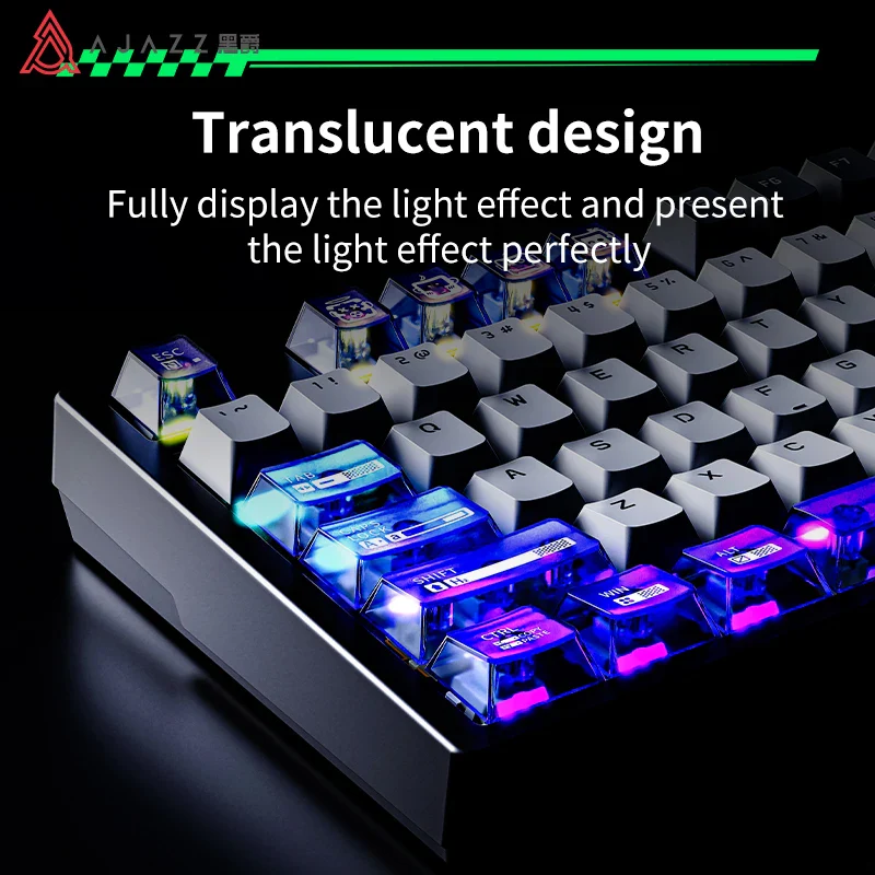 AJAZZ AKH036 Transparent Keycaps - Image 2
