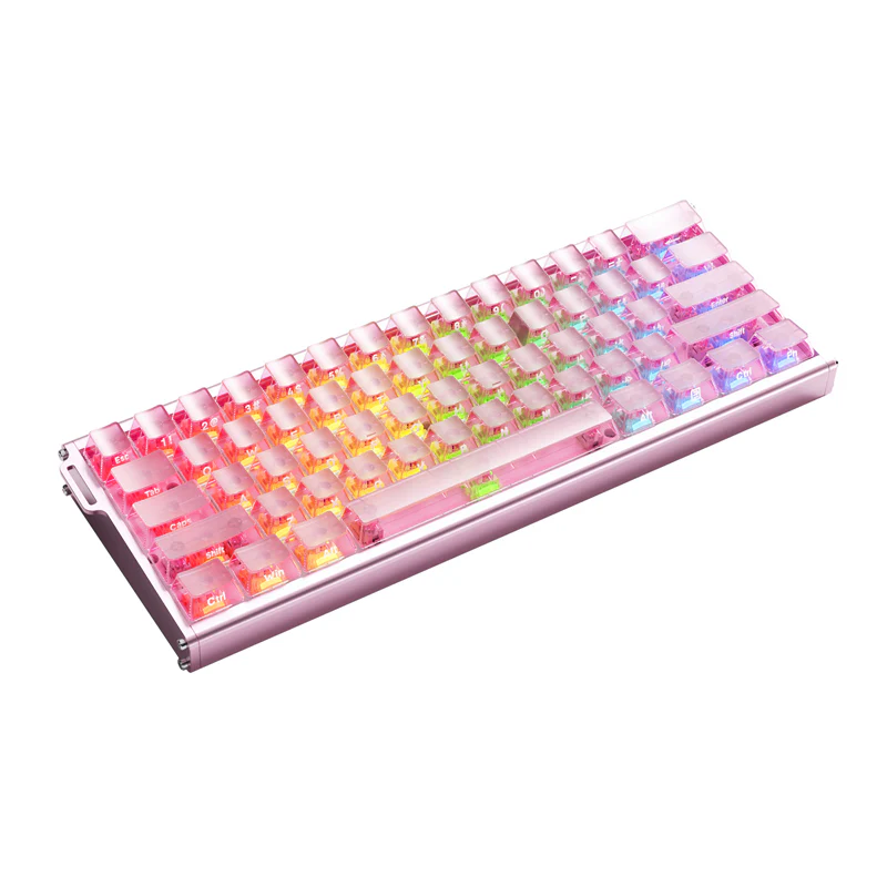 AJAZZ ALUX60 TITAN Full Aluminum MagneticSwitch Keyboard Wired RGB DIY 8K Hot-swappable Magnetic Axle