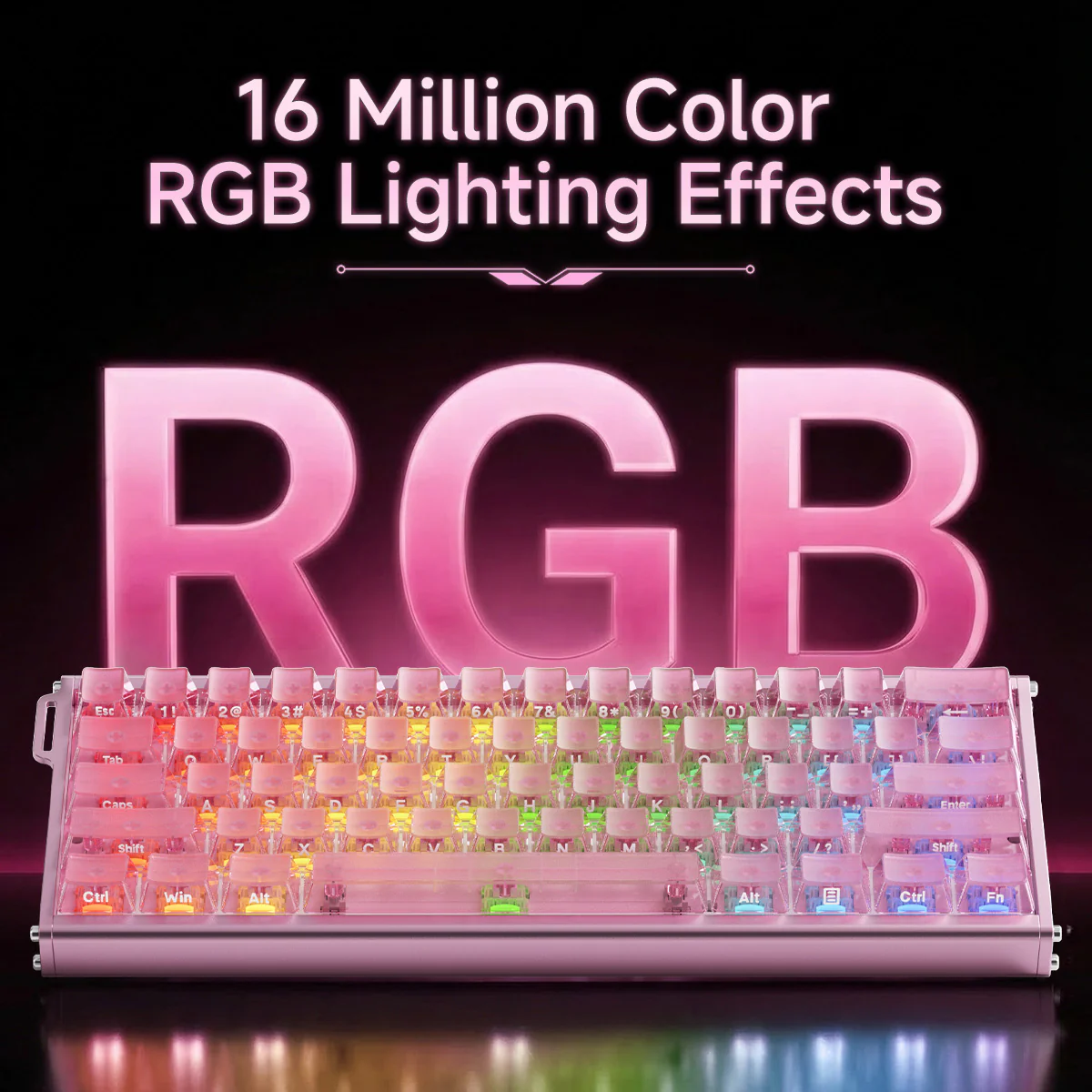AJAZZ ALUX60 TITAN Full Aluminum MagneticSwitch Keyboard Wired RGB DIY 8K Hot-swappable Magnetic Axle - Image 10