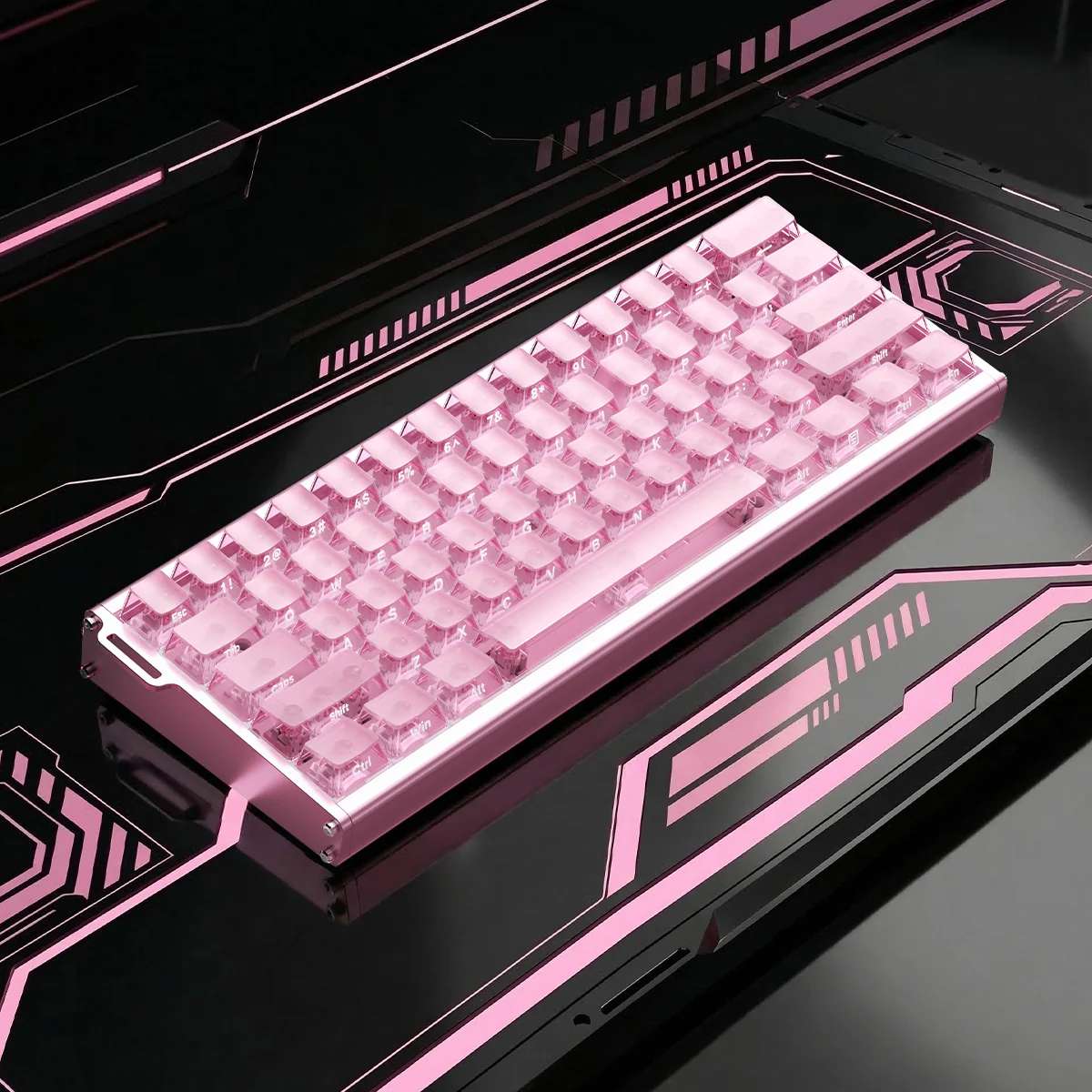 AJAZZ ALUX60 TITAN Full Aluminum MagneticSwitch Keyboard Wired RGB DIY 8K Hot-swappable Magnetic Axle - Image 12