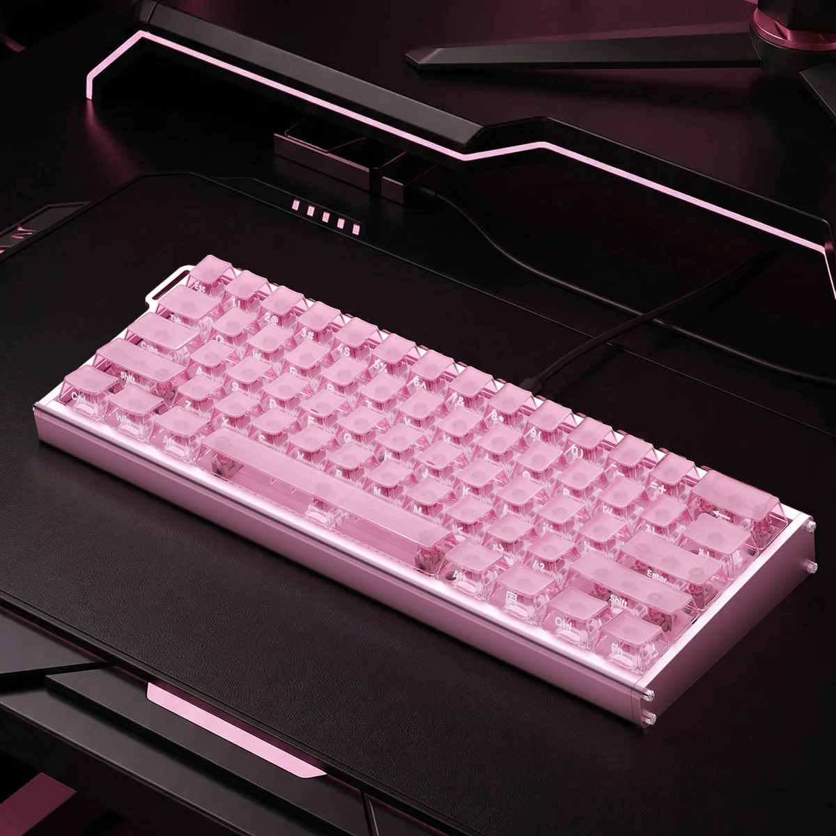 AJAZZ ALUX60 TITAN Full Aluminum MagneticSwitch Keyboard Wired RGB DIY 8K Hot-swappable Magnetic Axle - Image 13