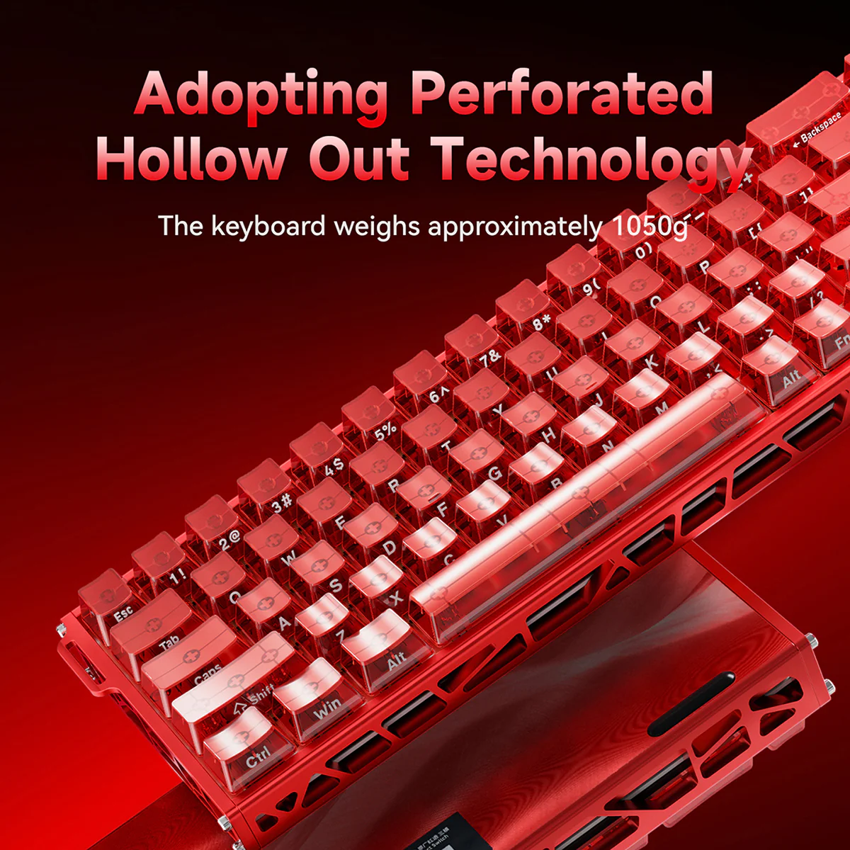 AJAZZ ALUX68 AIR Bingwang Magnetic Switch Dual 8K Mechanical Keyboard 5000mAh Long Battery Life Wired/wireless /2.4G wireless BT 16 Million Color RGBLighting Effect - Image 11