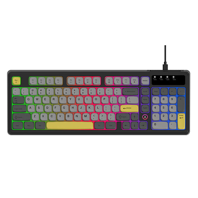 AJAZZ AT120 Three piece set ofe-sports games Cool iridescent lighting effect 97 key configuration - Image 16
