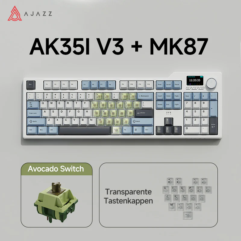 Ajazz heart-shaped keycaps - Image 8