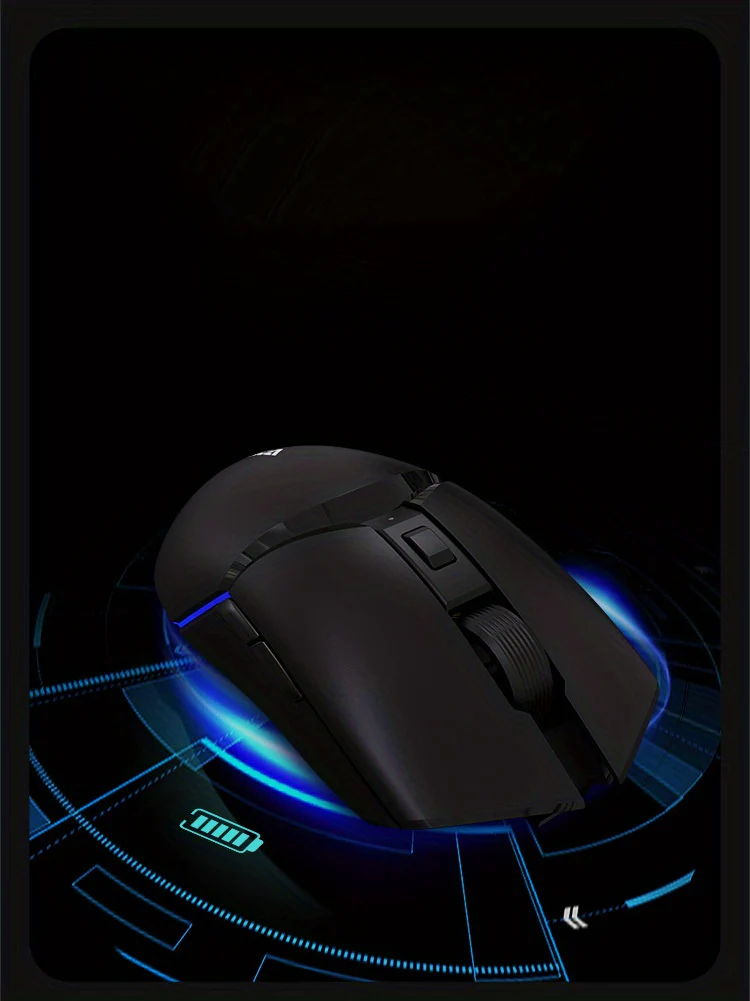 AJAZZ I309 Pro Wired Wireless Gaming Mouse USB Rechargeable RGB Backlight 8 Buttons 16000 DPI Adjustable Gamer Mice for Mac PC - Image 16