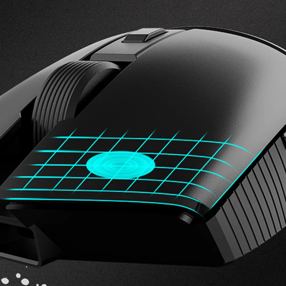 AJAZZ I309 Pro Wired Wireless Gaming Mouse USB Rechargeable RGB Backlight 8 Buttons 16000 DPI Adjustable Gamer Mice for Mac PC - Image 4