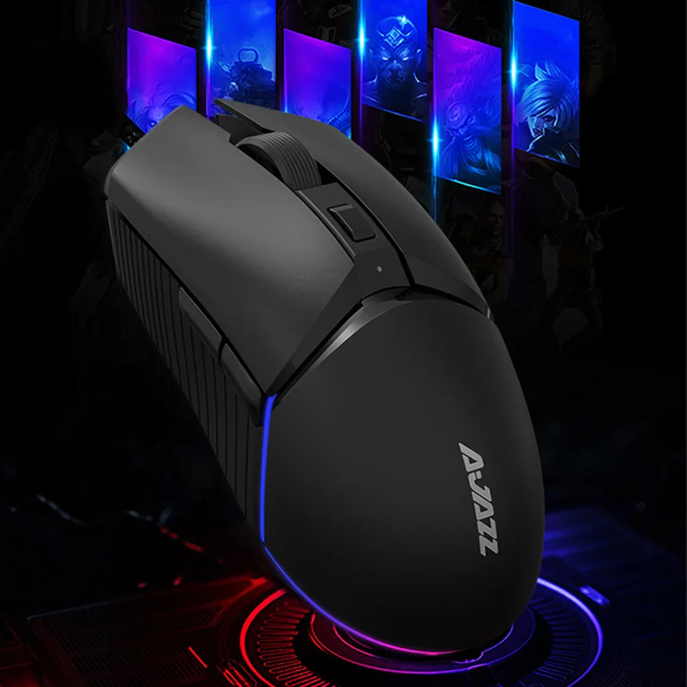 AJAZZ I309 Pro Wired Wireless Gaming Mouse USB Rechargeable RGB Backlight 8 Buttons 16000 DPI Adjustable Gamer Mice for Mac PC - Image 6