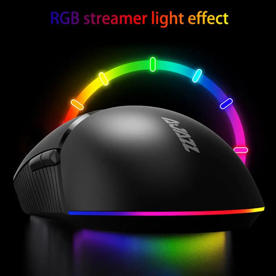 AJAZZ I309 Pro Wired Wireless Gaming Mouse USB Rechargeable RGB Backlight 8 Buttons 16000 DPI Adjustable Gamer Mice for Mac PC - Image 9