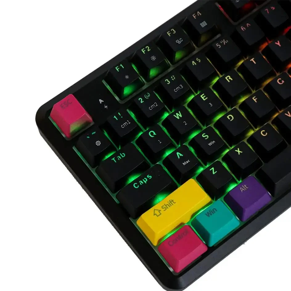 AJAZZ K870T RGB gaming mechanical keyboard Bluetooth+Type-c wired - Image 11