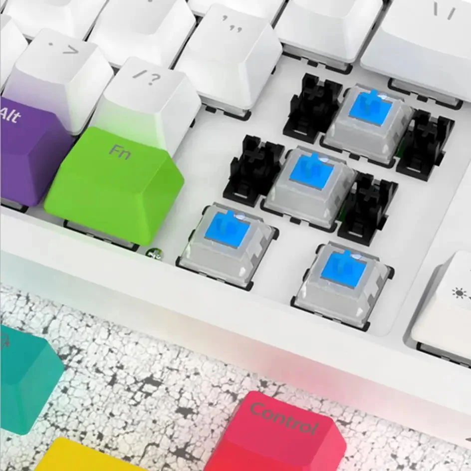 AJAZZ K870T RGB gaming mechanical keyboard Bluetooth+Type-c wired - Image 4