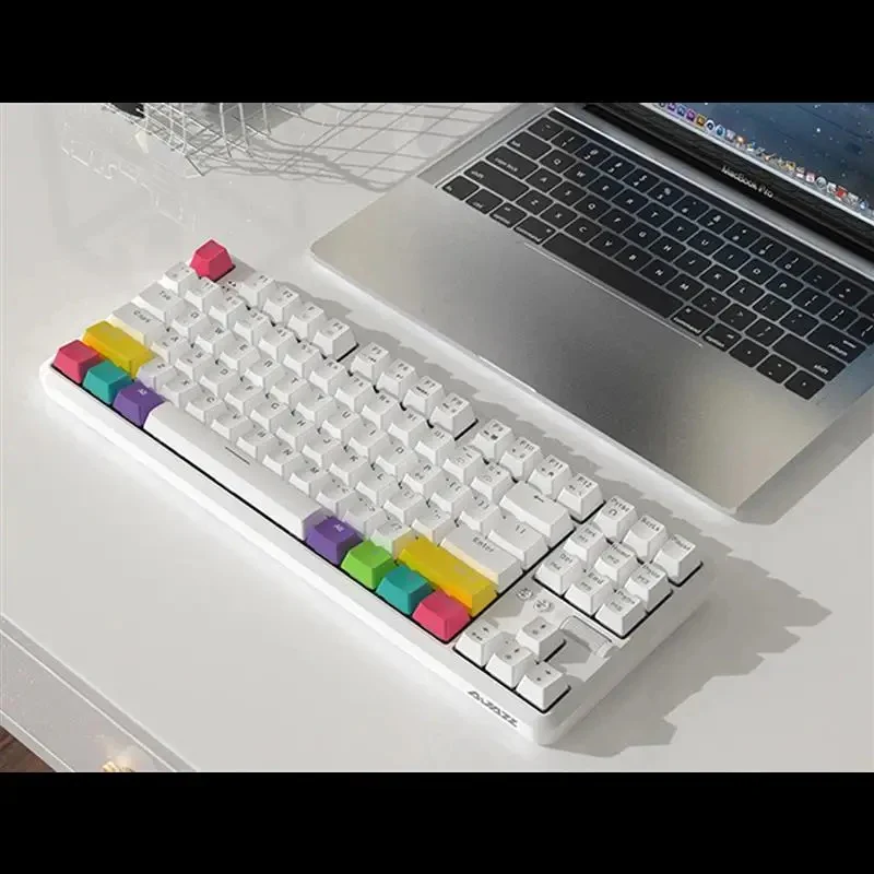 AJAZZ K870T RGB gaming mechanical keyboard Bluetooth+Type-c wired - Image 8