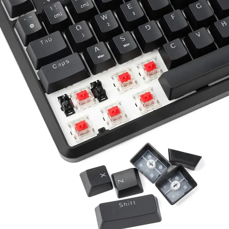 AJAZZ K870T RGB gaming mechanical keyboard Bluetooth+Type-c wired - Image 9