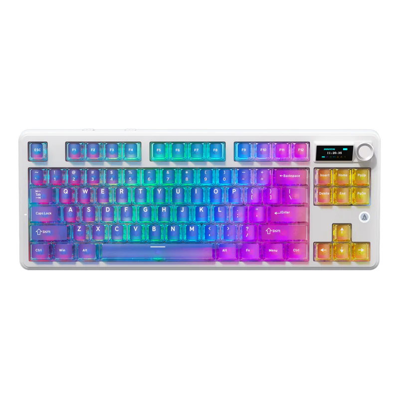 AJAZZ MK87/MK87 PRO 10000mAh long battery Wireless Bluetooth gaming mechanical keyboard life supports RGB lighting full key hot-swapping