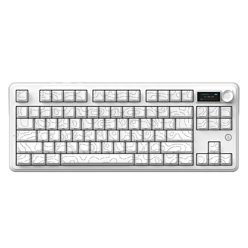 AJAZZ MK87/MK87 PRO 10000mAh long battery Wireless Bluetooth gaming mechanical keyboard life supports RGB lighting full key hot-swapping - Image 19