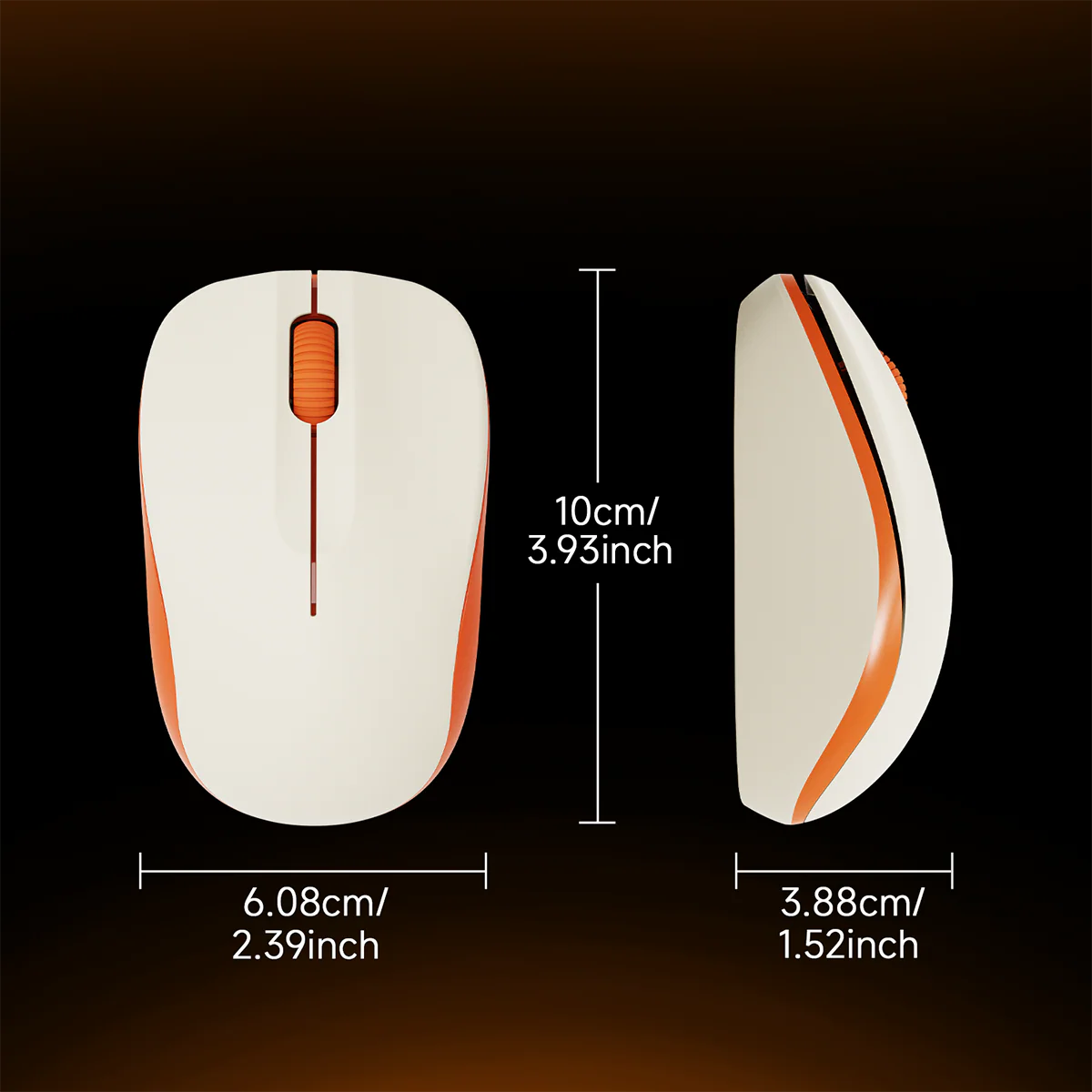 AJAZZ NJ03 Lightweight Single-Mode Office Mouse Wireless 2.4G 1000 DPI  Approximately 56g - Image 8