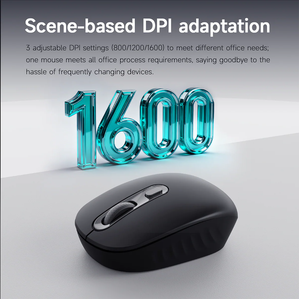 AJAZZ NJ04 Lightweight Office Mouse: Wireless 2.4G, Compatible with Windows/MacOS Systems - Image 5