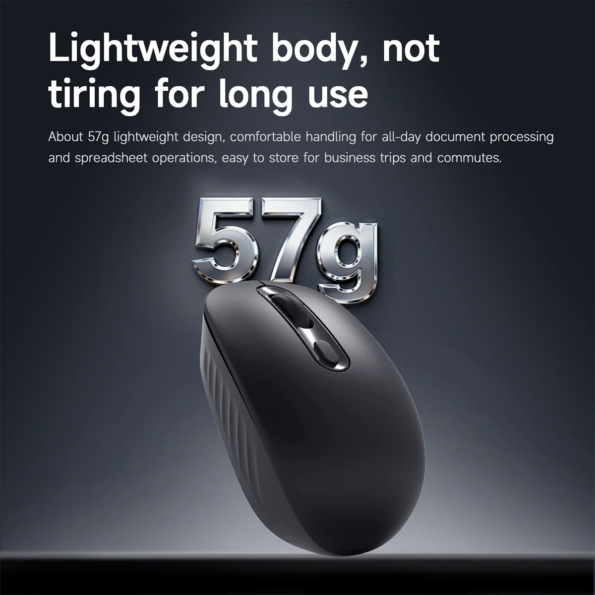 AJAZZ NJ04 Lightweight Office Mouse: Wireless 2.4G, Compatible with Windows/MacOS Systems - Image 6