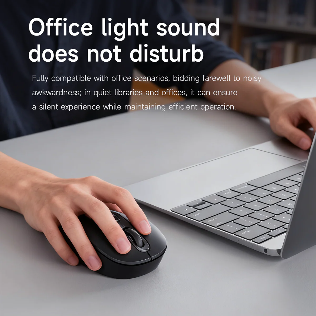 AJAZZ NJ04 Lightweight Office Mouse: Wireless 2.4G, Compatible with Windows/MacOS Systems - Image 8