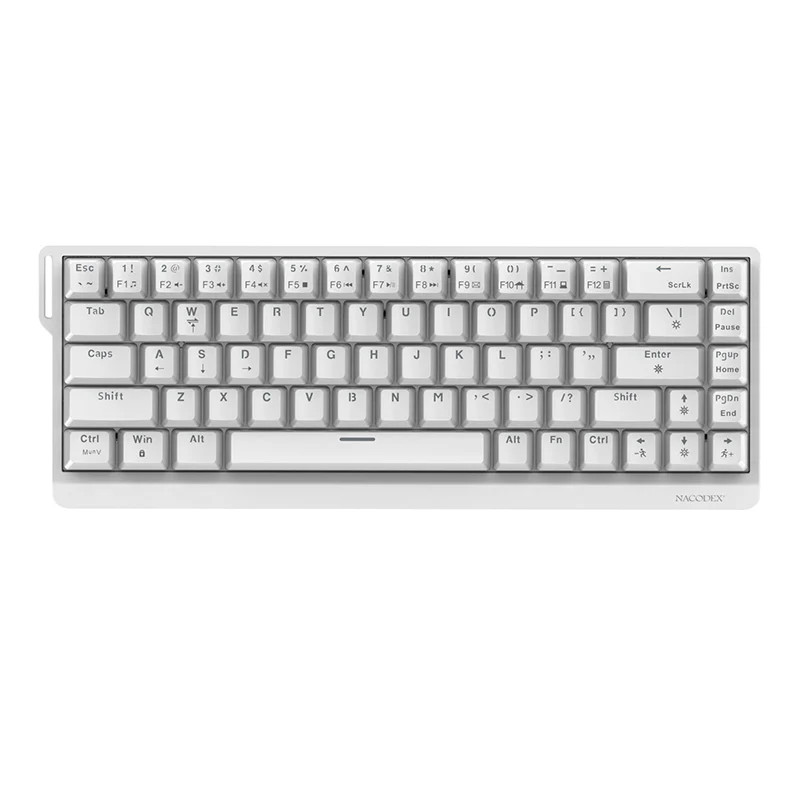 AJAZZ NK68 V2 Mechanica Keyboard with 65-key layout plug and play wired connection multi-system compatibility (Windows all versions + iOS) ribbon design. - Image 15