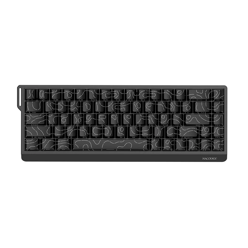 AJAZZ NK68 V2 Mechanica Keyboard with 65-key layout plug and play wired connection multi-system compatibility (Windows all versions + iOS) ribbon design. - Image 19
