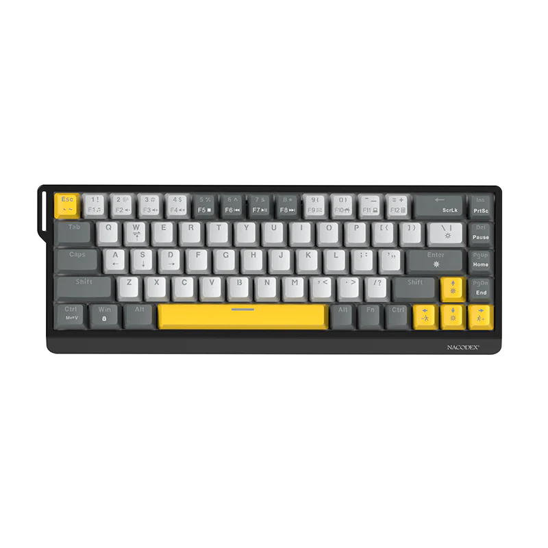 AJAZZ NK68 V2 Mechanica Keyboard with 65-key layout plug and play wired connection multi-system compatibility (Windows all versions + iOS) ribbon design. - Image 23