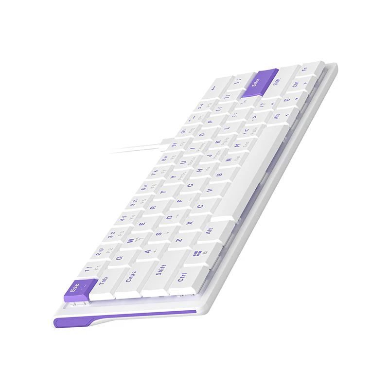 AJAZZ NKL61 Wired small column keyboard Mechanical low-profileswitch Slim body Ultra-slim body 61 key 22 keys rollover - Image 13