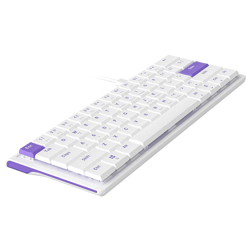 AJAZZ NKL61 Wired small column keyboard Mechanical low-profileswitch Slim body Ultra-slim body 61 key 22 keys rollover - Image 14