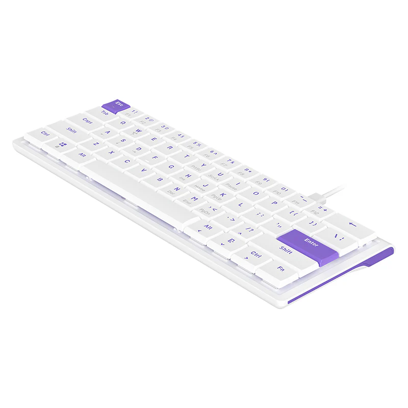 AJAZZ NKL61 Wired small column keyboard Mechanical low-profileswitch Slim body Ultra-slim body 61 key 22 keys rollover - Image 15