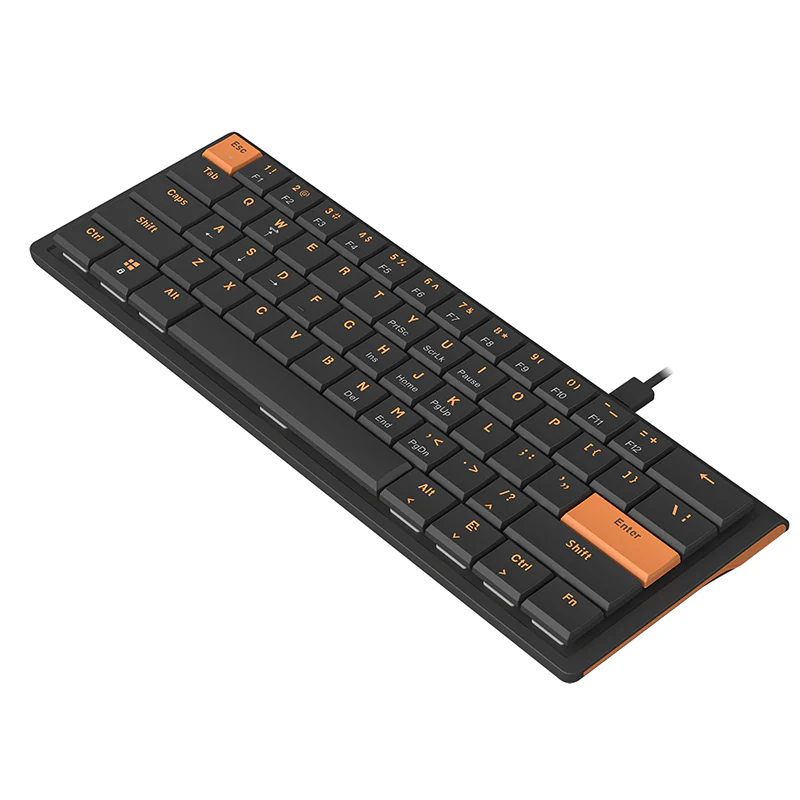 AJAZZ NKL61 Wired small column keyboard Mechanical low-profileswitch Slim body Ultra-slim body 61 key 22 keys rollover - Image 16