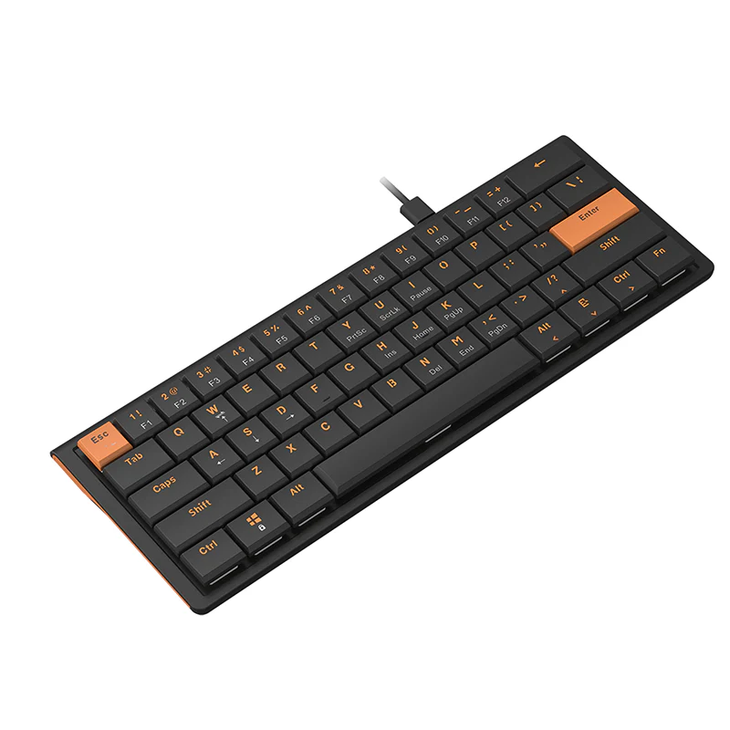 AJAZZ NKL61 Wired small column keyboard Mechanical low-profileswitch Slim body Ultra-slim body 61 key 22 keys rollover - Image 17