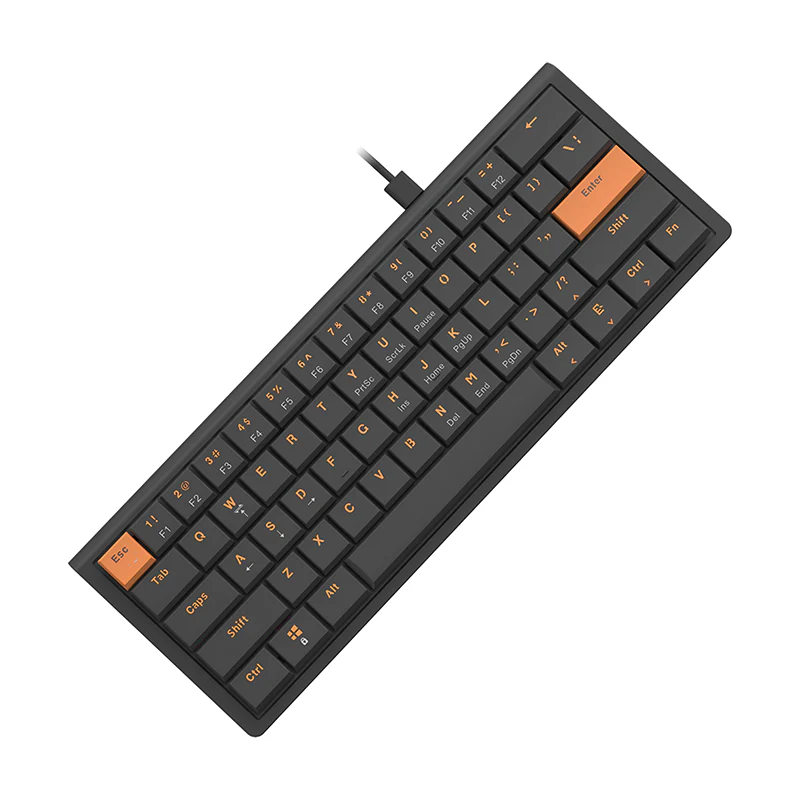 AJAZZ NKL61 Wired small column keyboard Mechanical low-profileswitch Slim body Ultra-slim body 61 key 22 keys rollover - Image 19