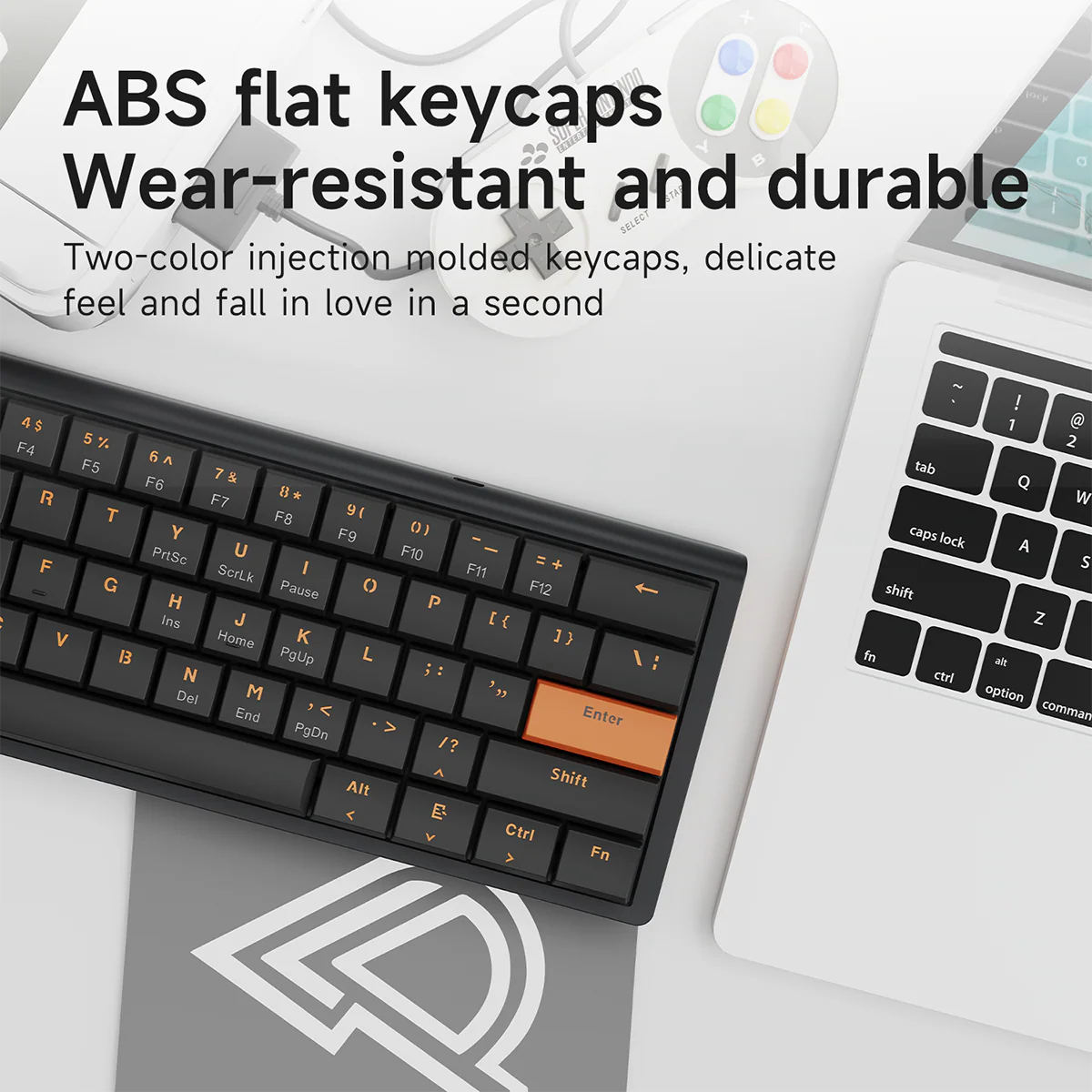 AJAZZ NKL61 Wired small column keyboard Mechanical low-profileswitch Slim body Ultra-slim body 61 key 22 keys rollover - Image 6