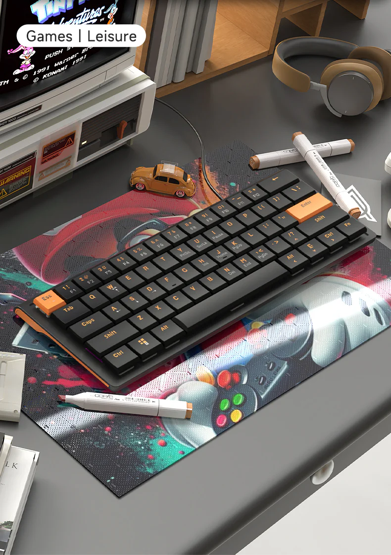 AJAZZ NKL61 Wired small column keyboard Mechanical low-profileswitch Slim body Ultra-slim body 61 key 22 keys rollover - Image 7