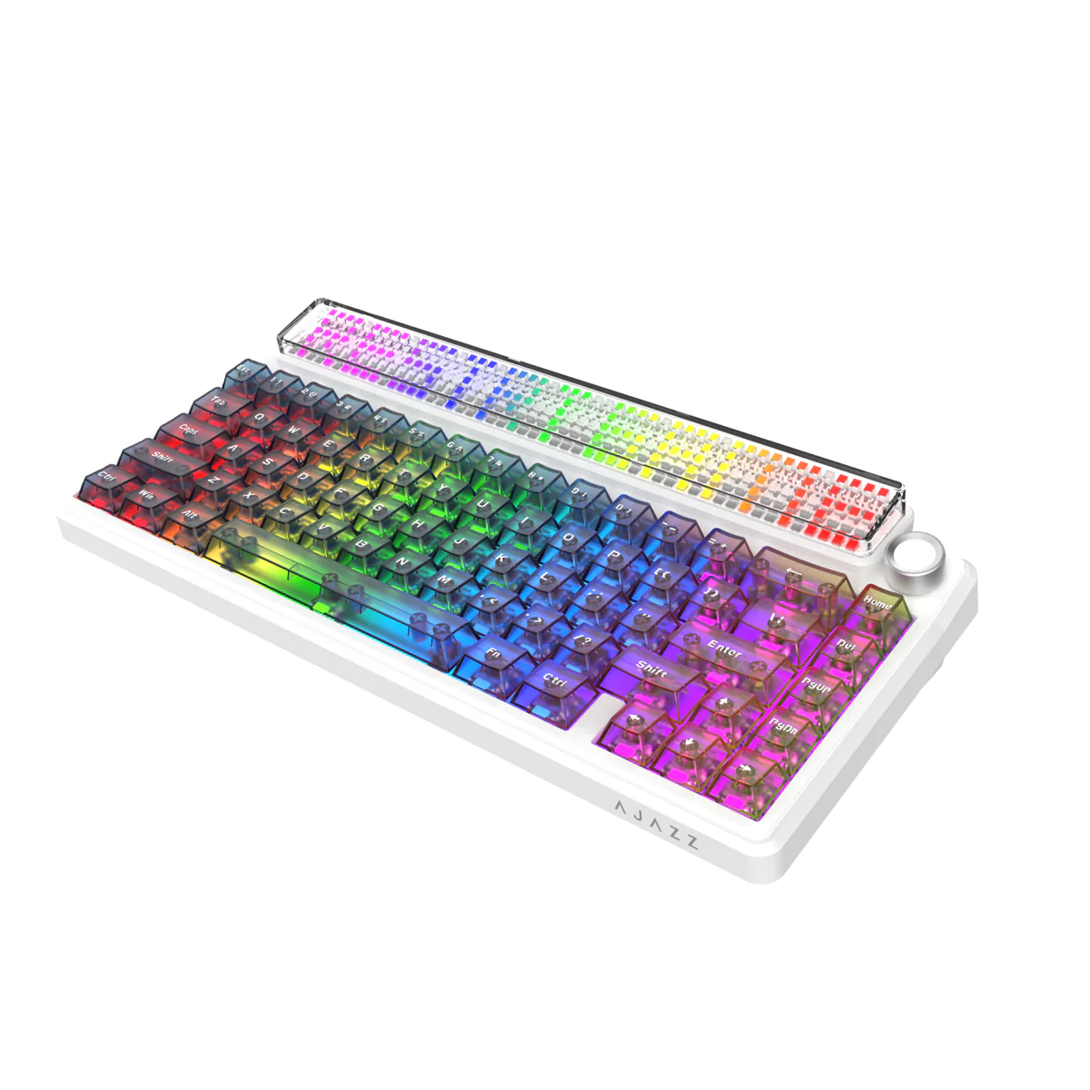 AJAZZ Pixel68 Dot matrix large screen mechanical keyboard | Dual 8K polling rate | Wireless Bluetooth 68-key layout  Hot-swappable design 260 LED smart screen 10000mAh large battery - Image 24