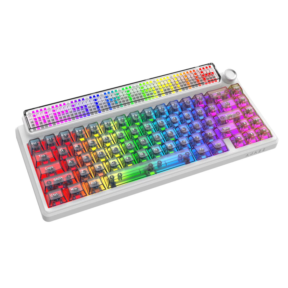AJAZZ Pixel68 Dot matrix large screen mechanical keyboard | Dual 8K polling rate | Wireless Bluetooth 68-key layout  Hot-swappable design 260 LED smart screen 10000mAh large battery - Image 25