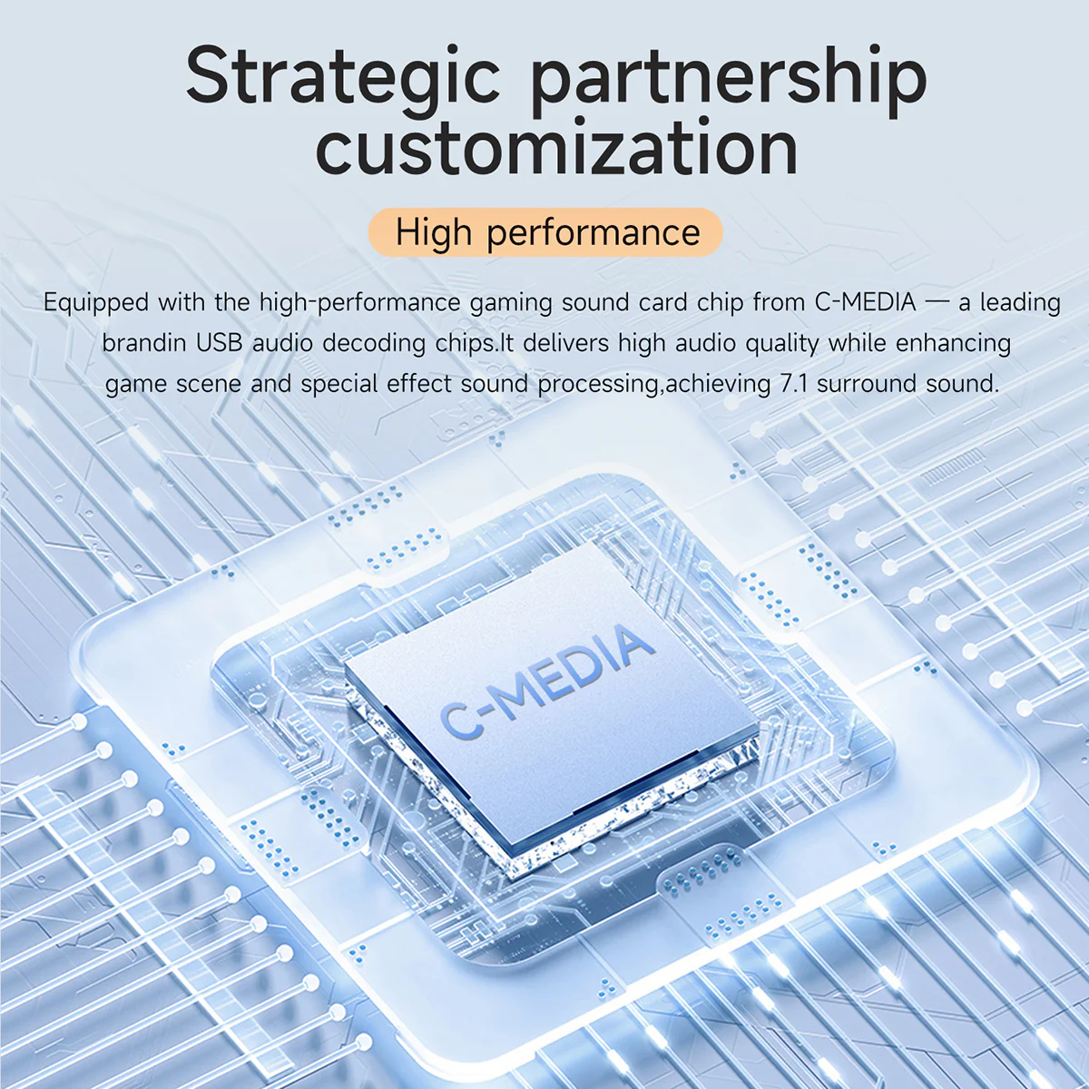 AJAZZZ AHW10 Over-Ear Wired Gaming Headset Virtual 7.1 Surround Sound Plug and Play RGB Lighting Effects - Image 4