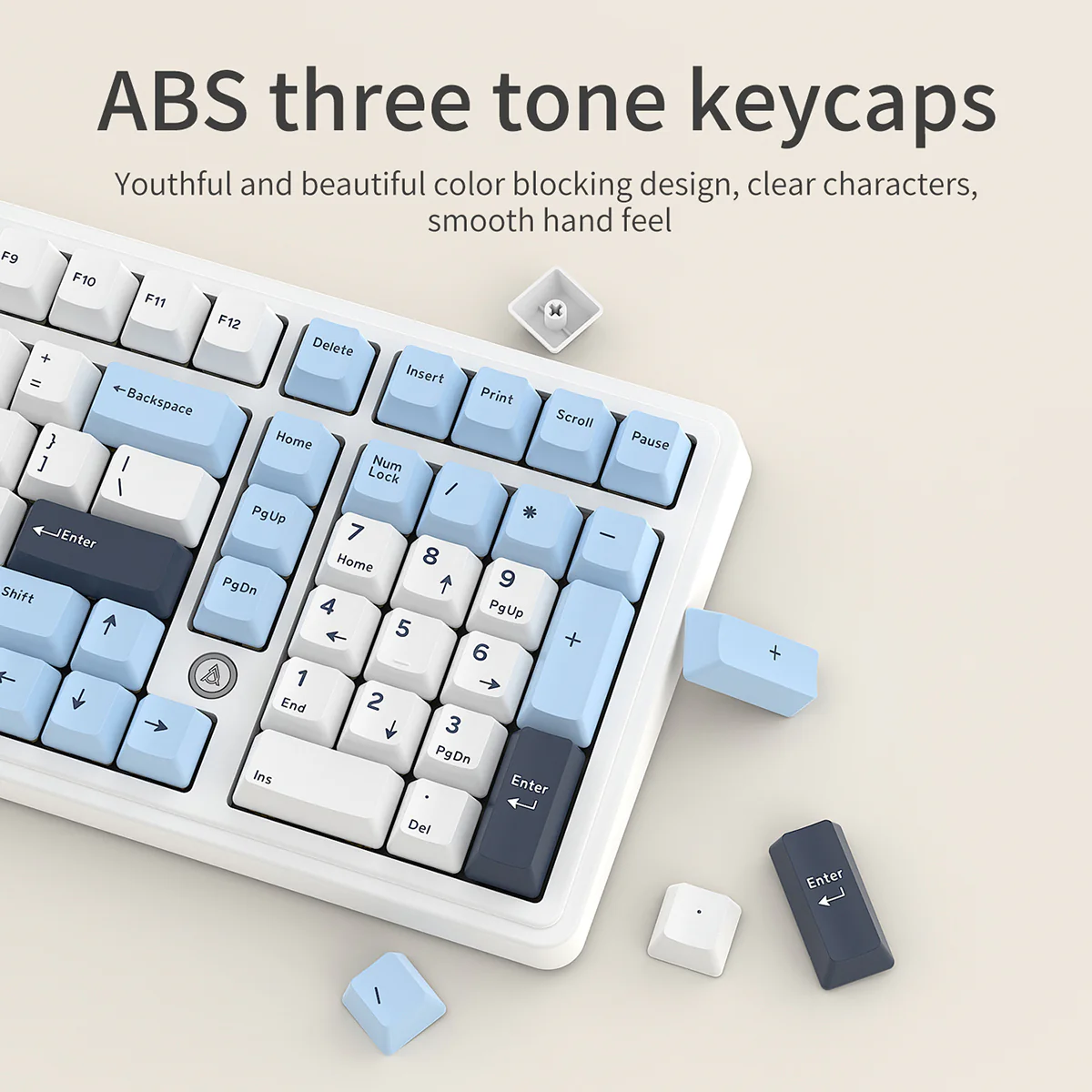 AJAZZ AK980 Wired Gaming mechanical keyboard RGB Hot-swappable Mixed light Customized shaft seat ergonomics - Image 13