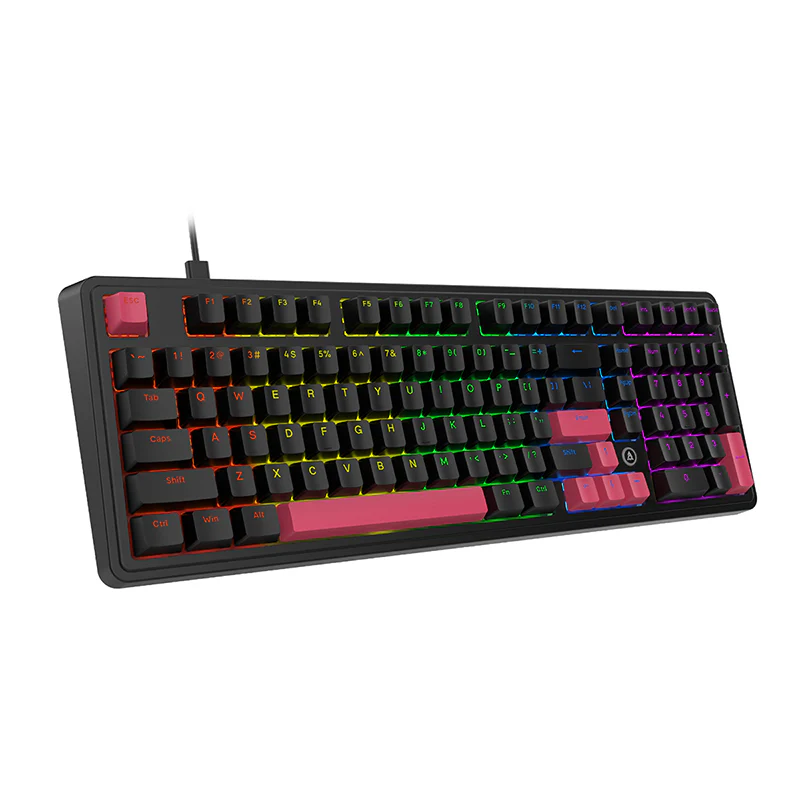 AJAZZ AK980 Wired Gaming mechanical keyboard RGB Hot-swappable Mixed light Customized shaft seat ergonomics - Image 29