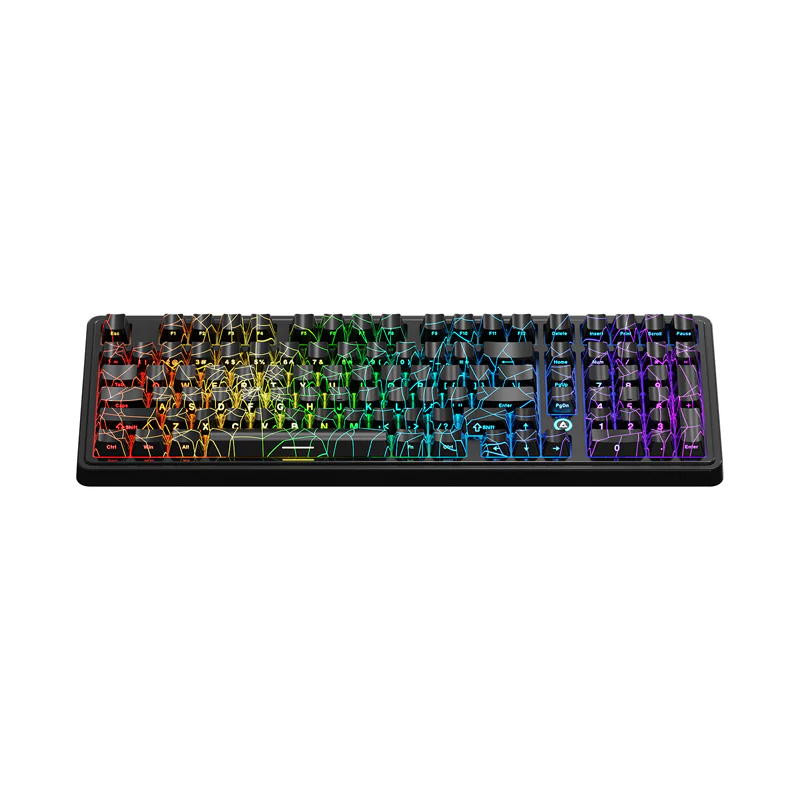 AJAZZ AK980 MAX HE Gaming mechanical keyboard Wired 0.01mm accuracy 128KHz Full key scanning rate Hot Plug DIY switch - Image 2