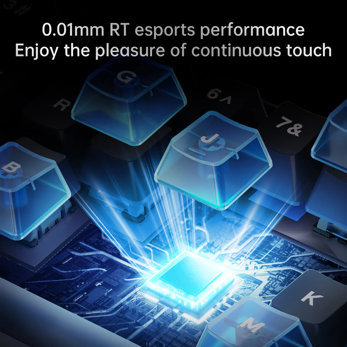 AJAZZ ALUX60 HE Series Full Aluminum Keyboard Hot-swap 8000 polling rate 0.125 milliseconds ultra-low latency - Image 10