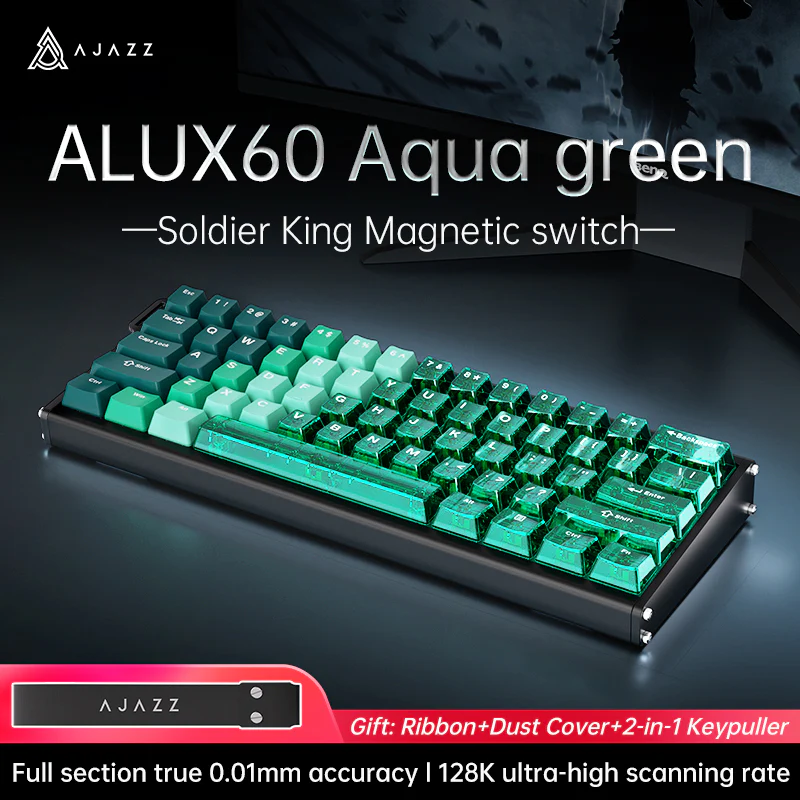 AJAZZ ALUX60 HE Series Full Aluminum Keyboard Hot-swap 8000 polling rate 0.125 milliseconds ultra-low latency - Image 20