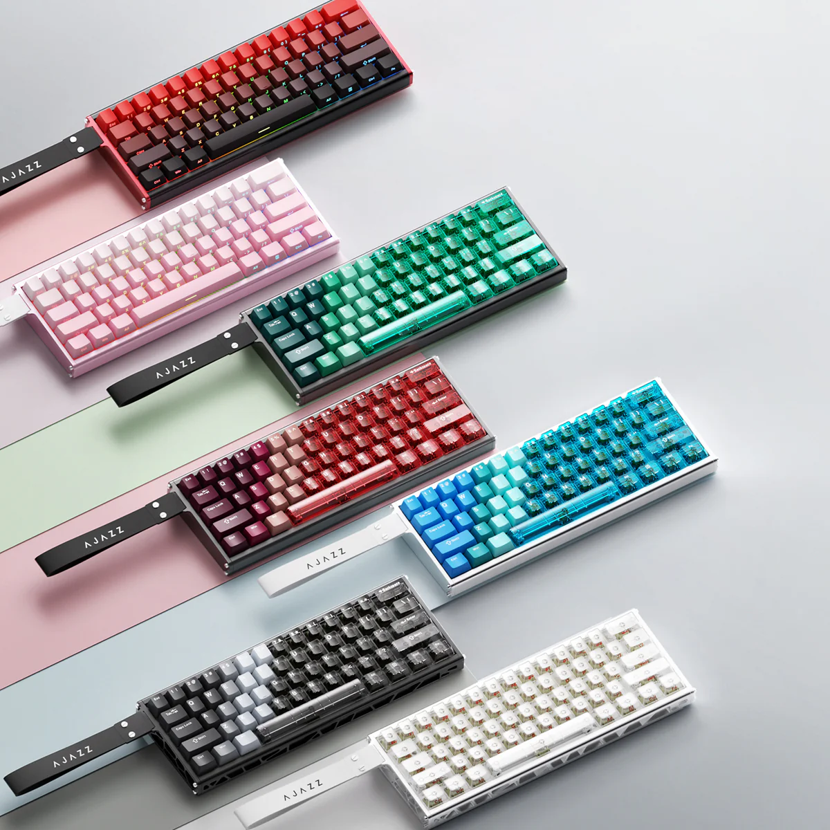 AJAZZ ALUX60 HE Series Full Aluminum Keyboard Hot-swap 8000 polling rate 0.125 milliseconds ultra-low latency - Image 9
