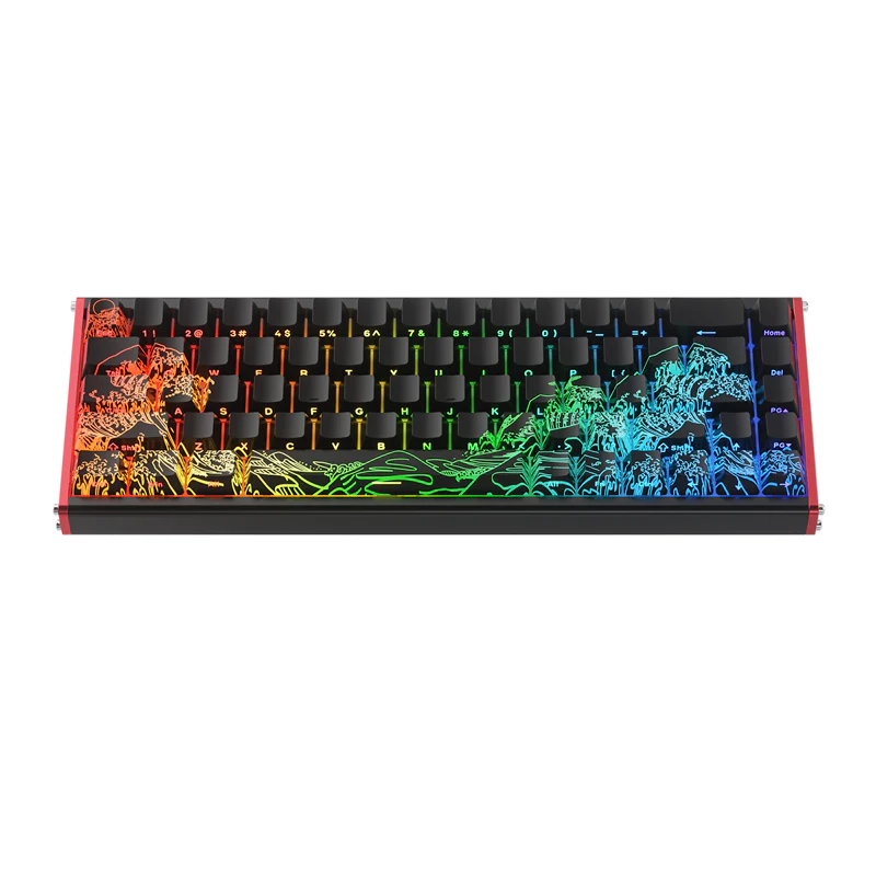 AJAZZ ALUX68 HE Series Full Aluminum Magnetic switch esports Keyboard 8K return rate 32K scan rate 0.01 mm accuracy - Image 2