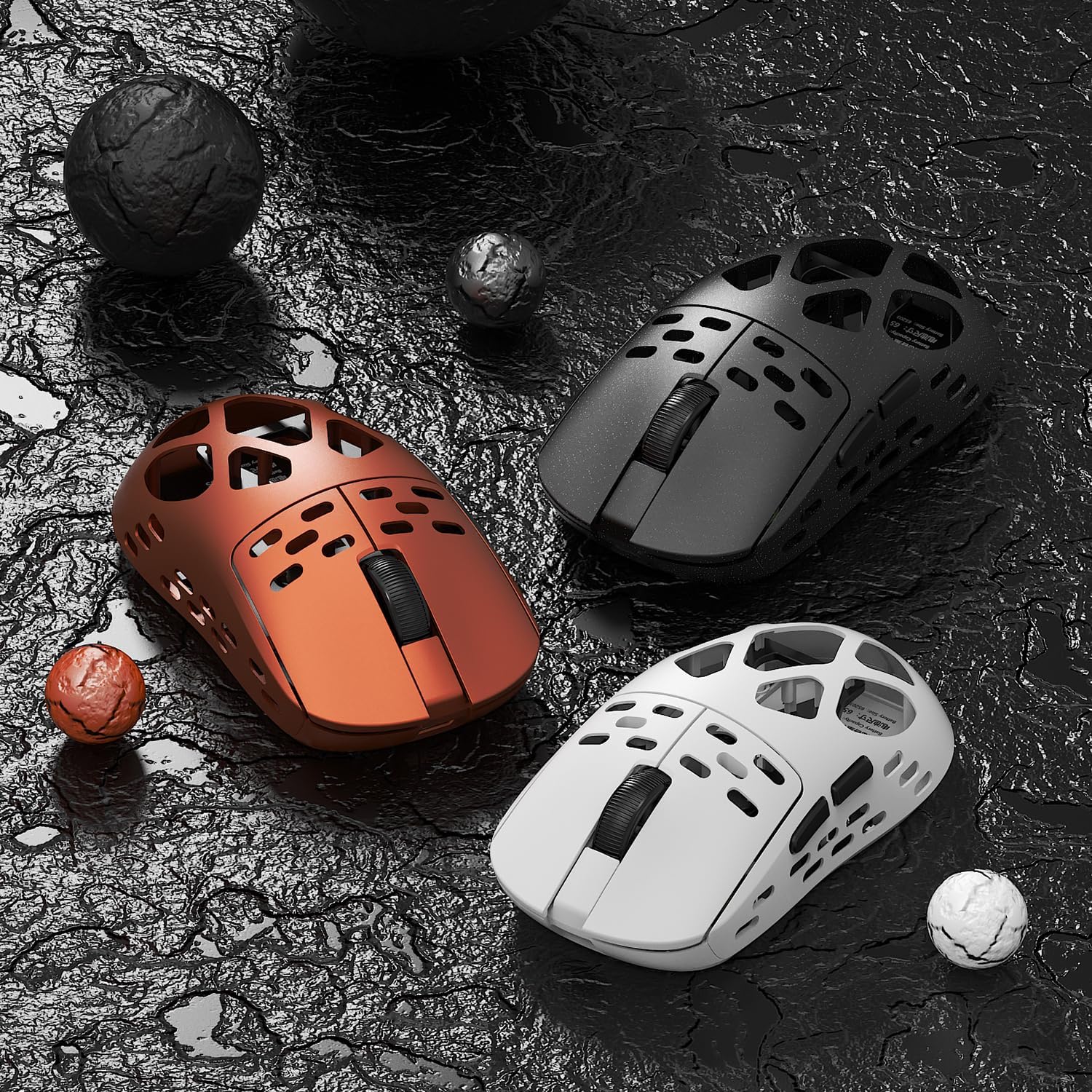 AJAZZ AM3 Series Full Magnesium Alloy Mouse Tri-mode: Bluetooth / 2.4G Wireless / Wired - Image 14