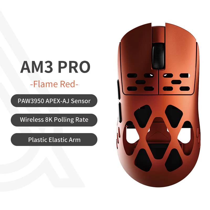 AJAZZ AM3 Series Full Magnesium Alloy Mouse Tri-mode: Bluetooth / 2.4G Wireless / Wired - Image 18
