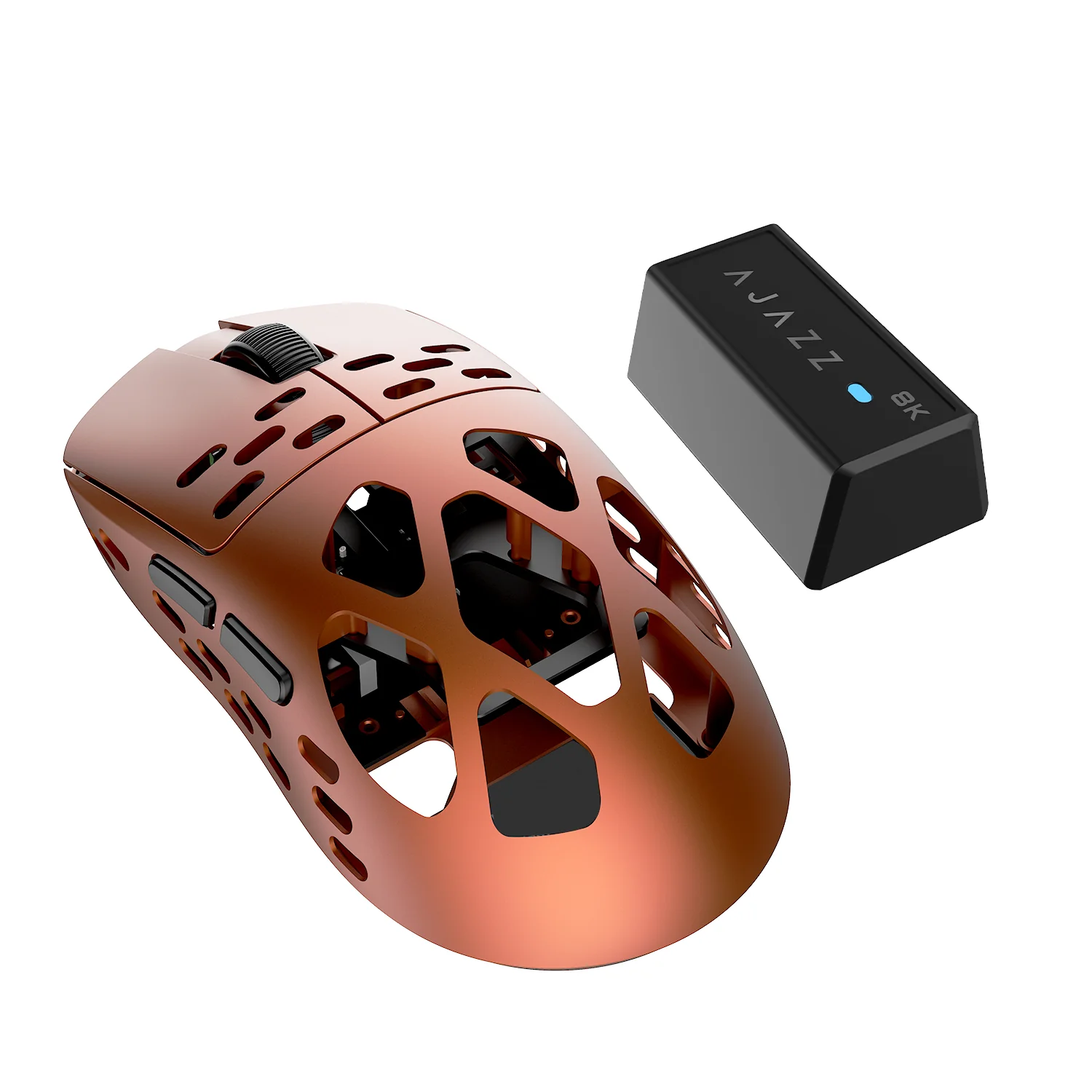 AJAZZ AM3 Series Full Magnesium Alloy Mouse Tri-mode: Bluetooth / 2.4G Wireless / Wired - Image 3