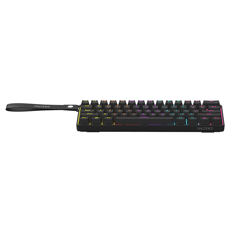 AJAZZ NK61 Mechanical Keyboard Red switches mixed light hot-swappable wired version - Image 24