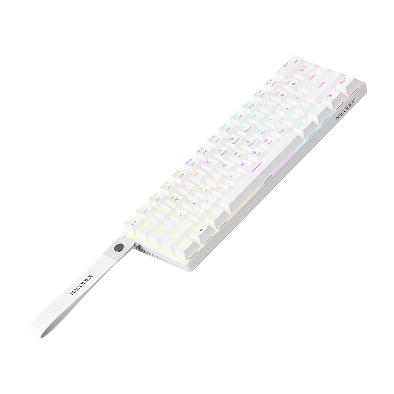 AJAZZ NK61 Mechanical Keyboard Red switches mixed light hot-swappable wired version - Image 28