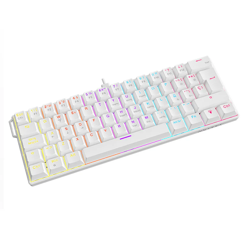 Spanish version Ajazz NK61 Wired Mechanical Gaming Keyboard Hot-swappable with socket Custom band - Image 10